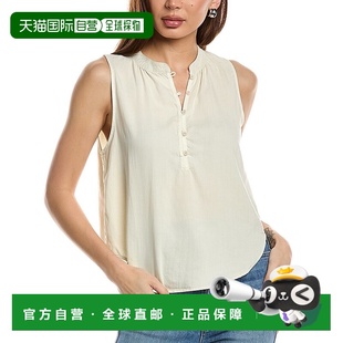 Dahl无袖 直发开衫 套头衫 美国奥莱 背心 灰色 自营Bella