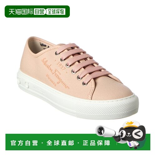 自营salvatore ferragamoFerragamo Mediterr Eco Canvas Sneaker