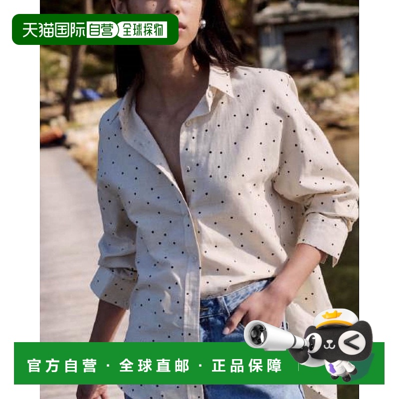 自营 little lies波尔卡圆点天然裙 美国奥莱直发通勤