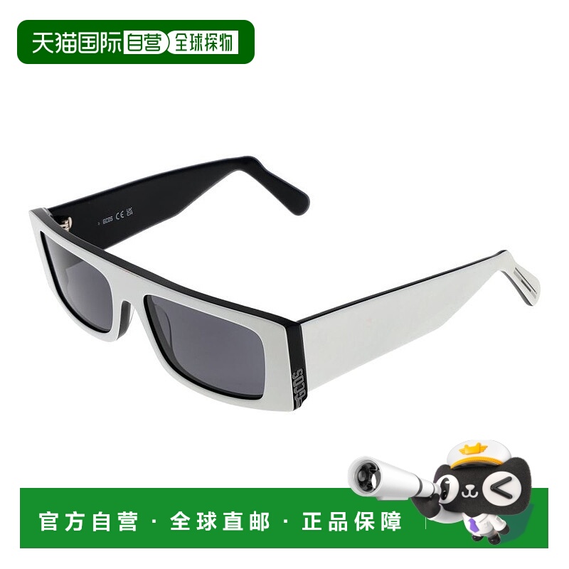 自营 GCDS 男女通用太阳镜 - 白色 美国奥莱直发