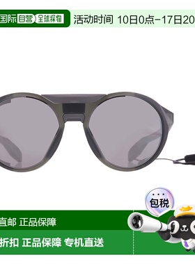 自营Oakley CLIFDEN Prizm Black Polarized Round Men's Sunglas