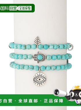 自营eye candyToya 串珠手链套装 - 绿松石 - 绿松石 【美国奥莱