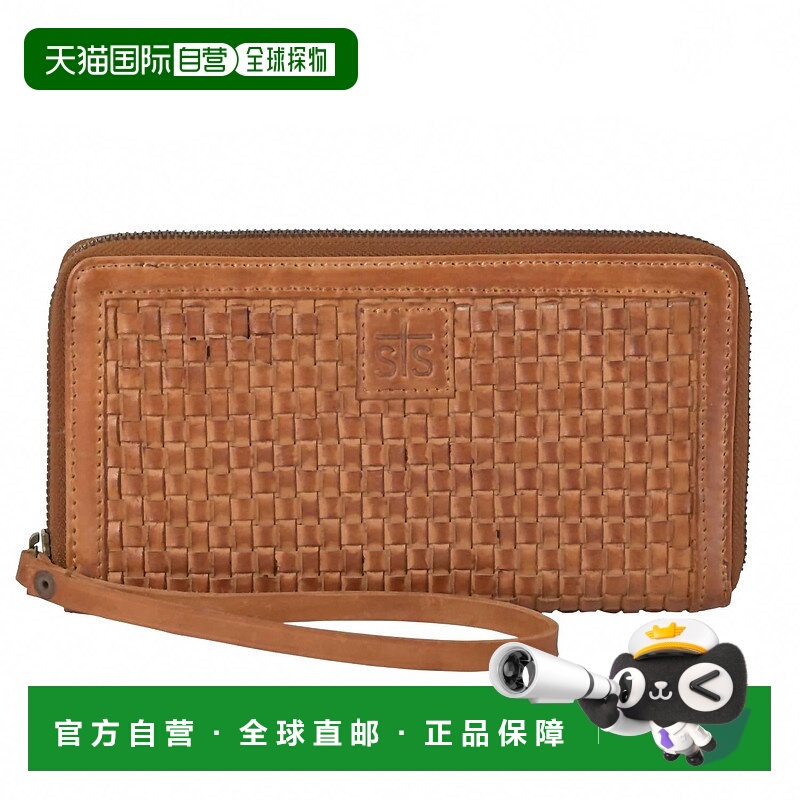 自营stsSweet Grass Bentley Wallet In Tan - tan 美国奥莱直发