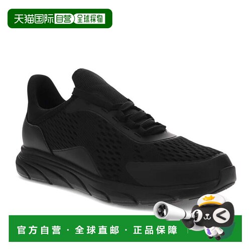 自营Dockers男式Torben轻质防滑休闲系带安全运动鞋-黑色 美国奥