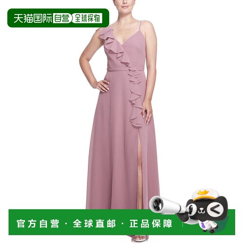 自营Marchesa Notte Siena Sleeveless Long Gown - mauve 美国奥