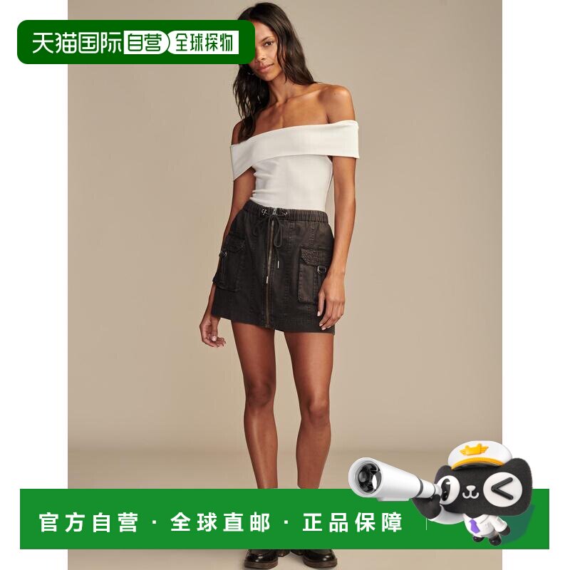 自营Lucky Brand 女款军装迷你工装裙 - 自然色 美国奥莱直发