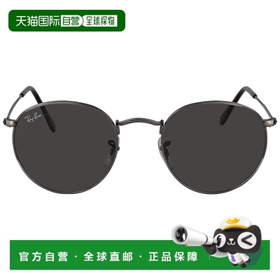 自营ray-banRay Ban Round Metal Antiqued Dark GreyUnisex Sung