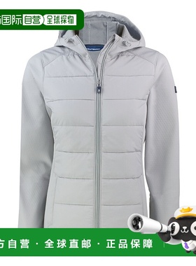 自营 cutter & buckCutter&Buck Evoke混合软壳回收全拉链女式连-