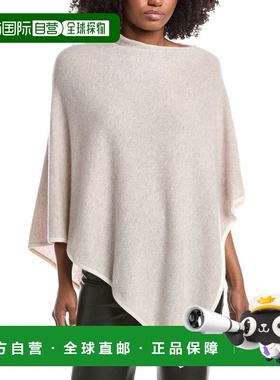 自营forteforteForte Cashmere Contrast Trim Cashmere Poncho -