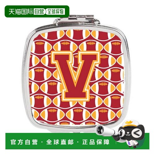 自营 Carolines Treasures CJ1070-VSCM 字母 V 足球红衣主正品
