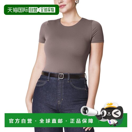 自营SPANX Crewneck T-Shirt - grey 美国奥莱直发