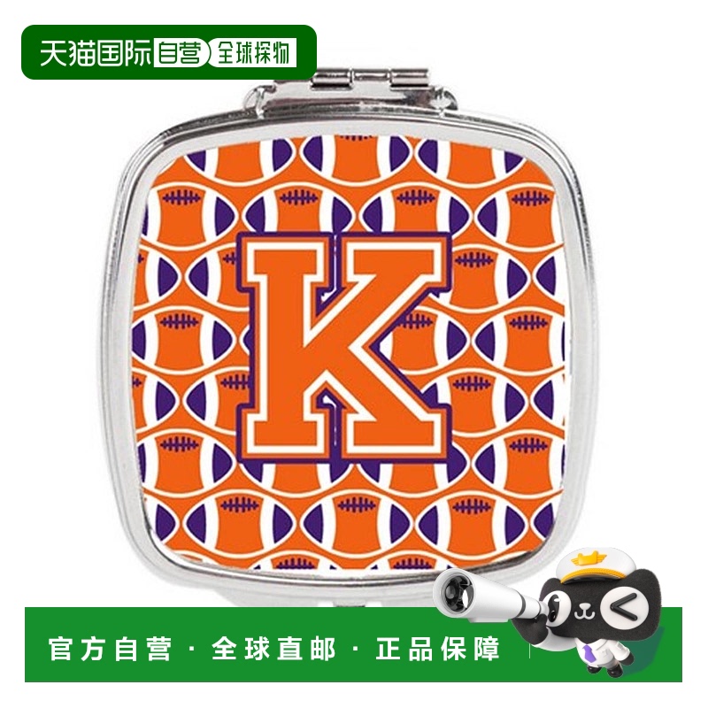 自营 Carolines Treasures CJ1072-KSCM 字母 K 足球橙,正品