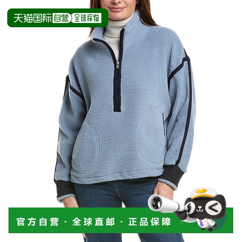 自营RD STYLE Morgan Mock Fleece Pullover - blue 美国奥莱直发