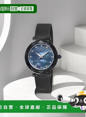 自营 porsamo bleuHazel 不锈钢黑色女士手表 1272CHAS - 黑色 美