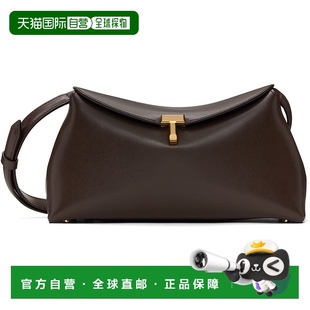 棕色 244WAL95 香港直郵潮奢 女士 Leather 手拿包 Lock TOTêME