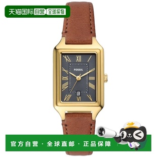 自营Fossil Women's Raquel Gray Dial Watch - gray 美国奥莱直
