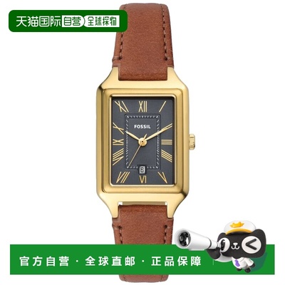 自营Fossil Women's Raquel Gray Dial Watch - gray 美国奥莱直