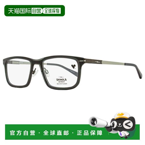 自营Shinola男式Flexon Temple眼镜SH37000 012水晶碳55mm-012 美