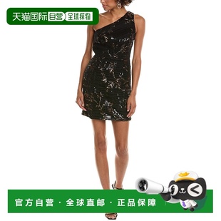 自营 Halston Sharon 鸡尾酒礼服 - 黑色 连衣裙美国直发奥莱