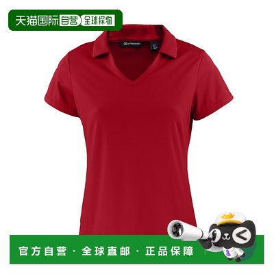 自营cutter & buckCutter&Buck Daybreak环保再生女式V领翻领针织