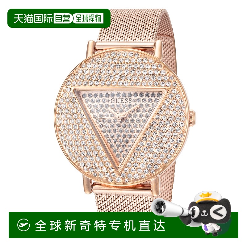 自营 Guess女式标志性36毫米手表-玫瑰金 【美国奥莱】直发
