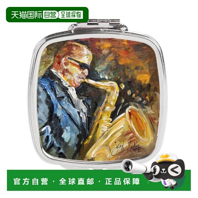 自营Carolines Treasures JMK1277SCM 爵士乐萨佐风小型镜子正品