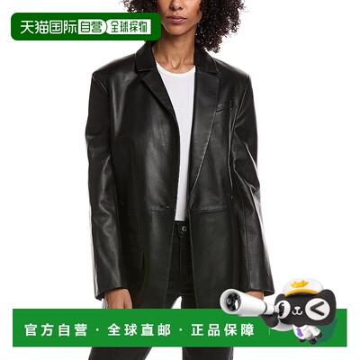 自营Jacquemus Leather Jacket - black 美国奥莱直发皮衣