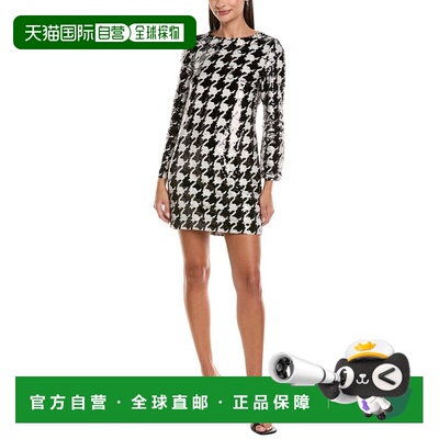 自营tyler boe Sandra Sequin Tunic - black 美国奥莱直发