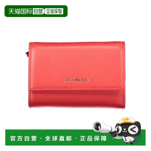 自营Coccinelle Leather Women Women's Wallet - red 美国奥莱直