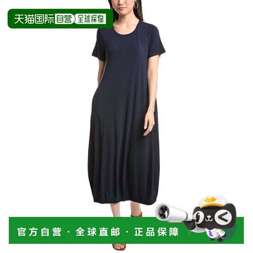 自营EILEEN FISHER Midi Dress - Blue 连衣裙美国直发奥莱