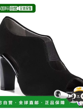 自营Women's LifeStride Carla D5201S1001 Boots Black Suede Pe