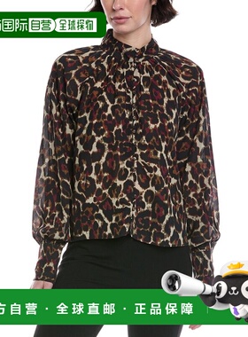 自营Walter Baker Deja Top - Tan 豹纹性感美国直发奥莱