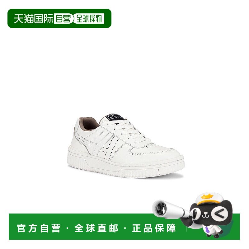 自营 all saintsAllsants Vix WF706Y运动鞋女式美国9码白色皮革Z