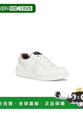 自营 all saintsAllsants Vix WF706Y运动鞋女式美国9码白色皮革Z