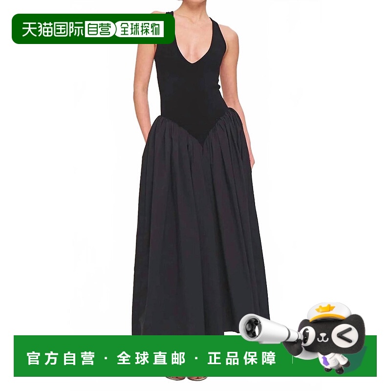自营ronny koboSirinda Midi Dress In Black - black 美国奥莱直