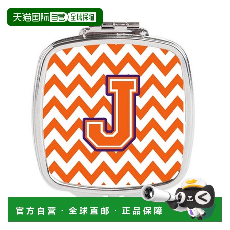 自营 Carolines Treasures CJ1062-JSCM 字母 J Chevron Ora正品