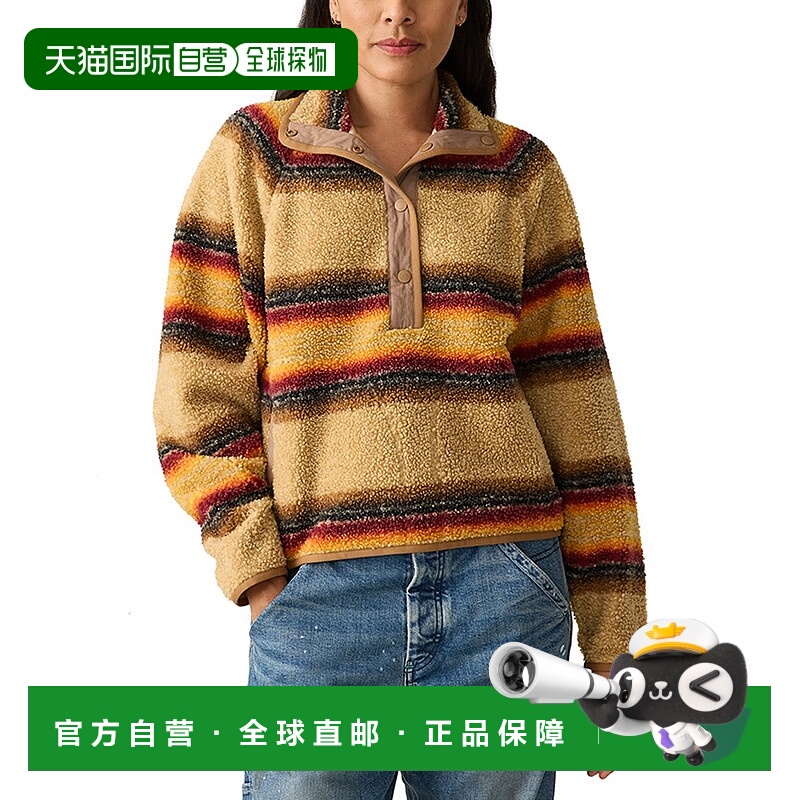 自营Faherty炉边羊毛波波头夹克-红色 美国奥莱直发