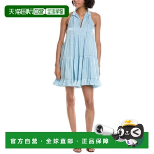 自营 cinq a septCinq à Sept Phyllis 迷你连衣裙 - 蓝色 美国