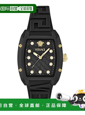自营Versace Dominus Ecoceramic Watch - black/black/black 美