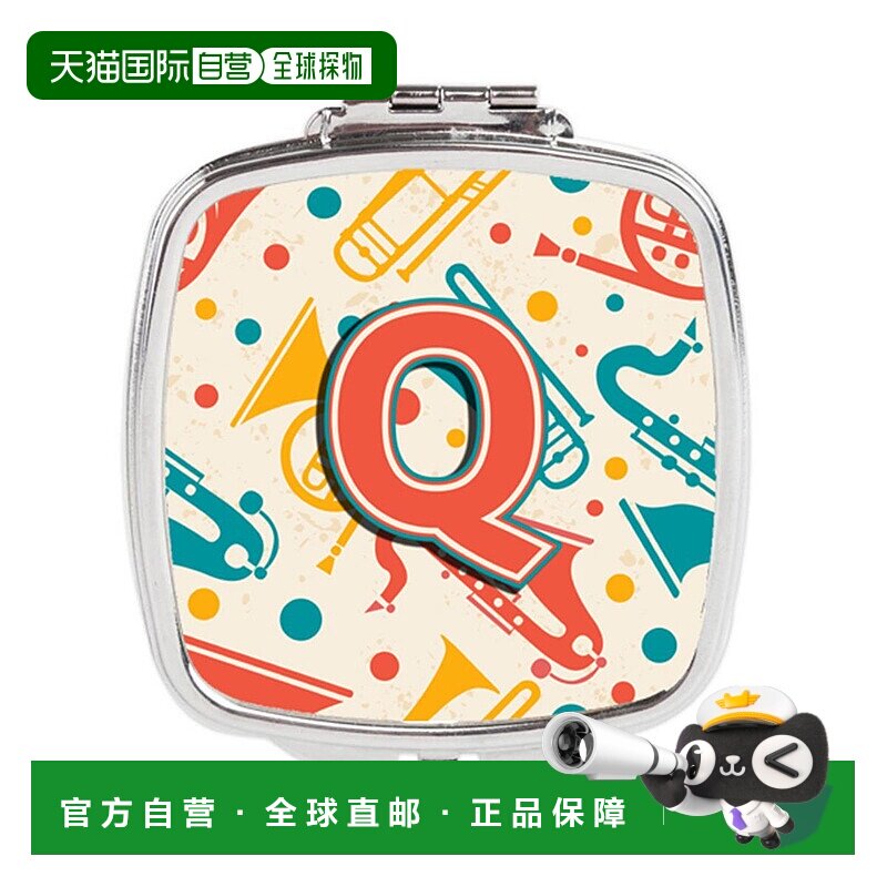 自营 Carolines Treasures CJ2001-QSCM 字母 Q 复古青色橙正品