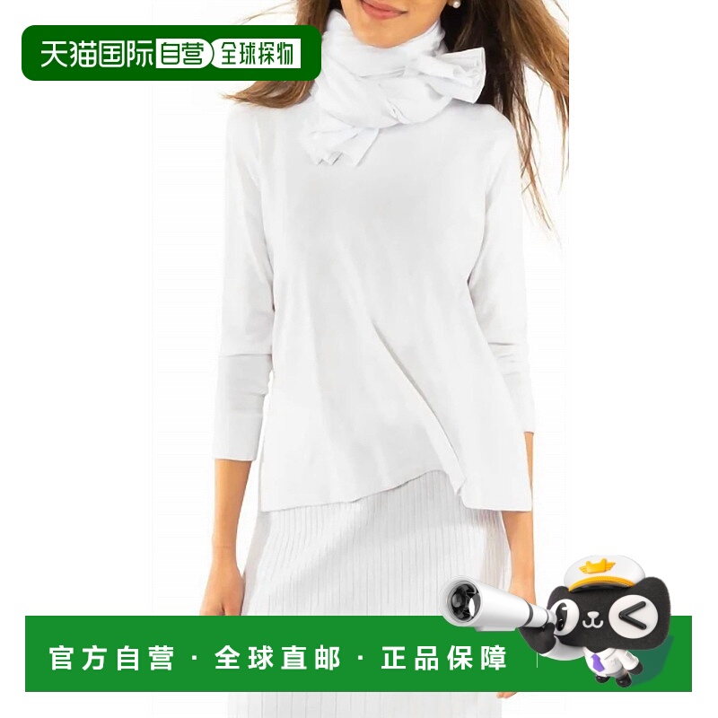 自营 gretchen scottSneek A Peek白色毛衣 美国奥莱直发