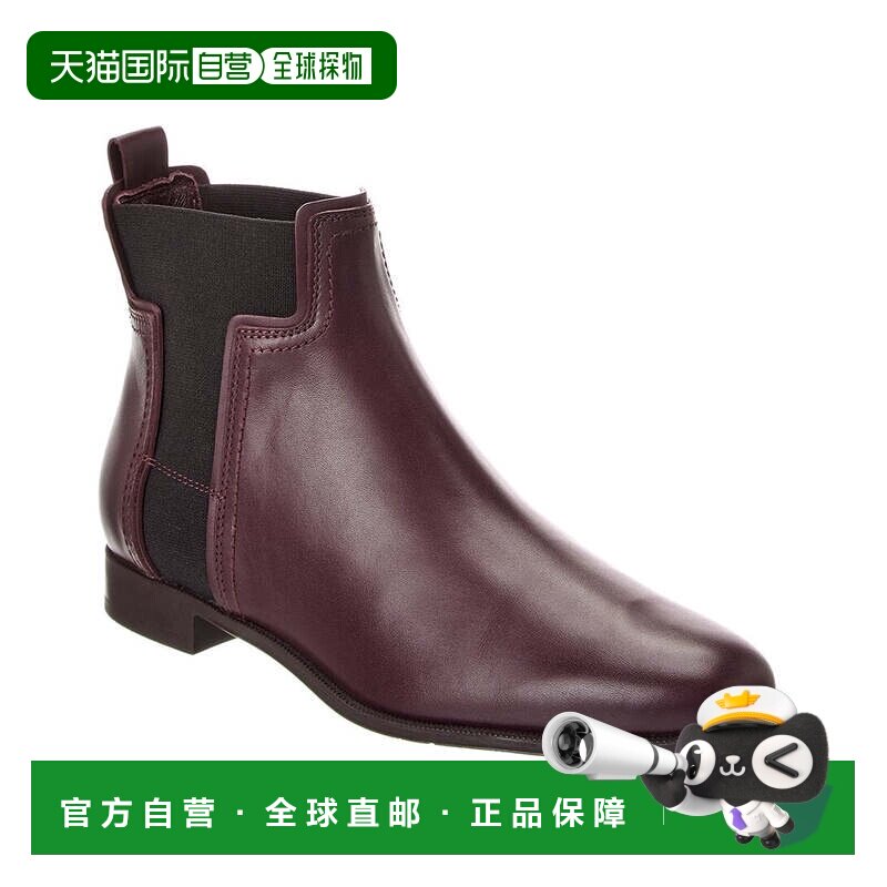 自营 tod'sTods Gomma麂皮靴-红色 美国奥莱直发女靴切尔西靴