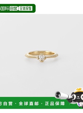自营 日潮 agete 阿卡朵＜4月诞生石＞K10钻石婴儿戒指白色 均码