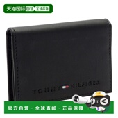 时 男士 Tommy 自营 黑色 Hilfiger 名片夹 001 卡片夹 31tl20x014