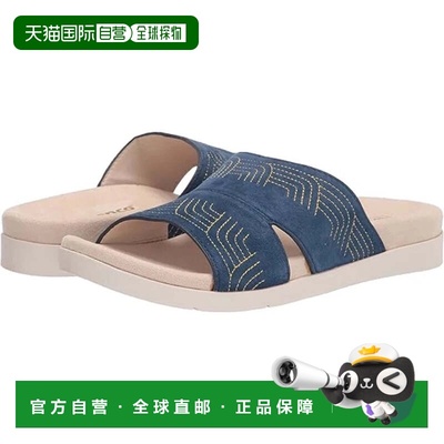 自营Spenco Twilight Ellie SP1070PEA Sandals W Blue Suede Sli