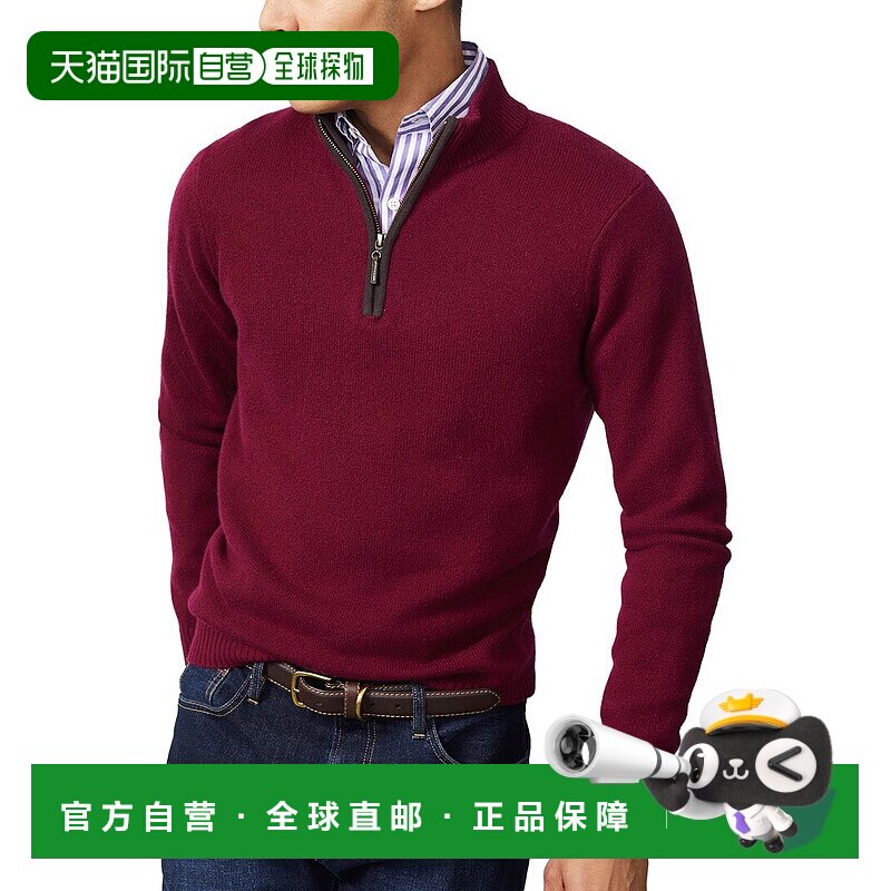 自营J.McLaughlin Tate Cashmere Sweater - red 美国奥莱直发