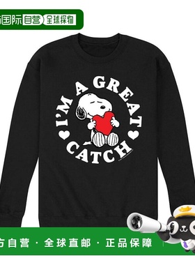 1h可退 【美国直邮】AIRWAVES 男士 Peanuts 我是个好捕手 抓绒卫