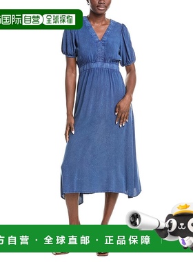 自营 anna kay安娜KAY玛丽亚马克西连衣裙-蓝色 美国奥莱直发