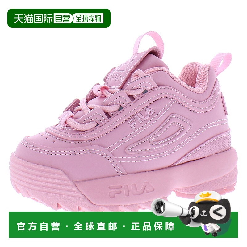 美国直邮Fila/斐乐儿童休闲鞋 潮流时尚 透气百搭 稳定支撑童鞋