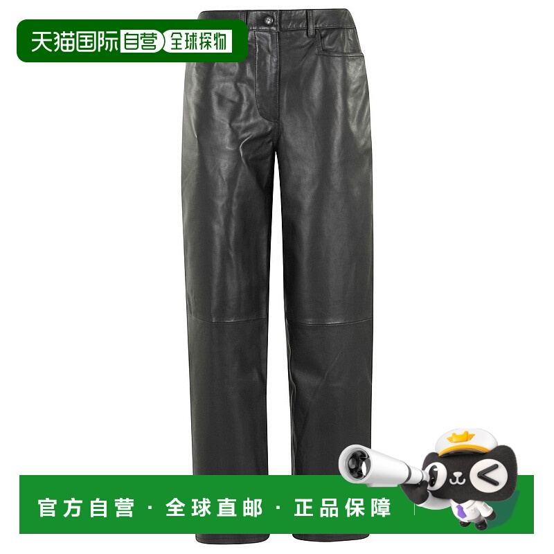 自营remainCocoon Black Leather Pants - grey 美国奥莱直发
